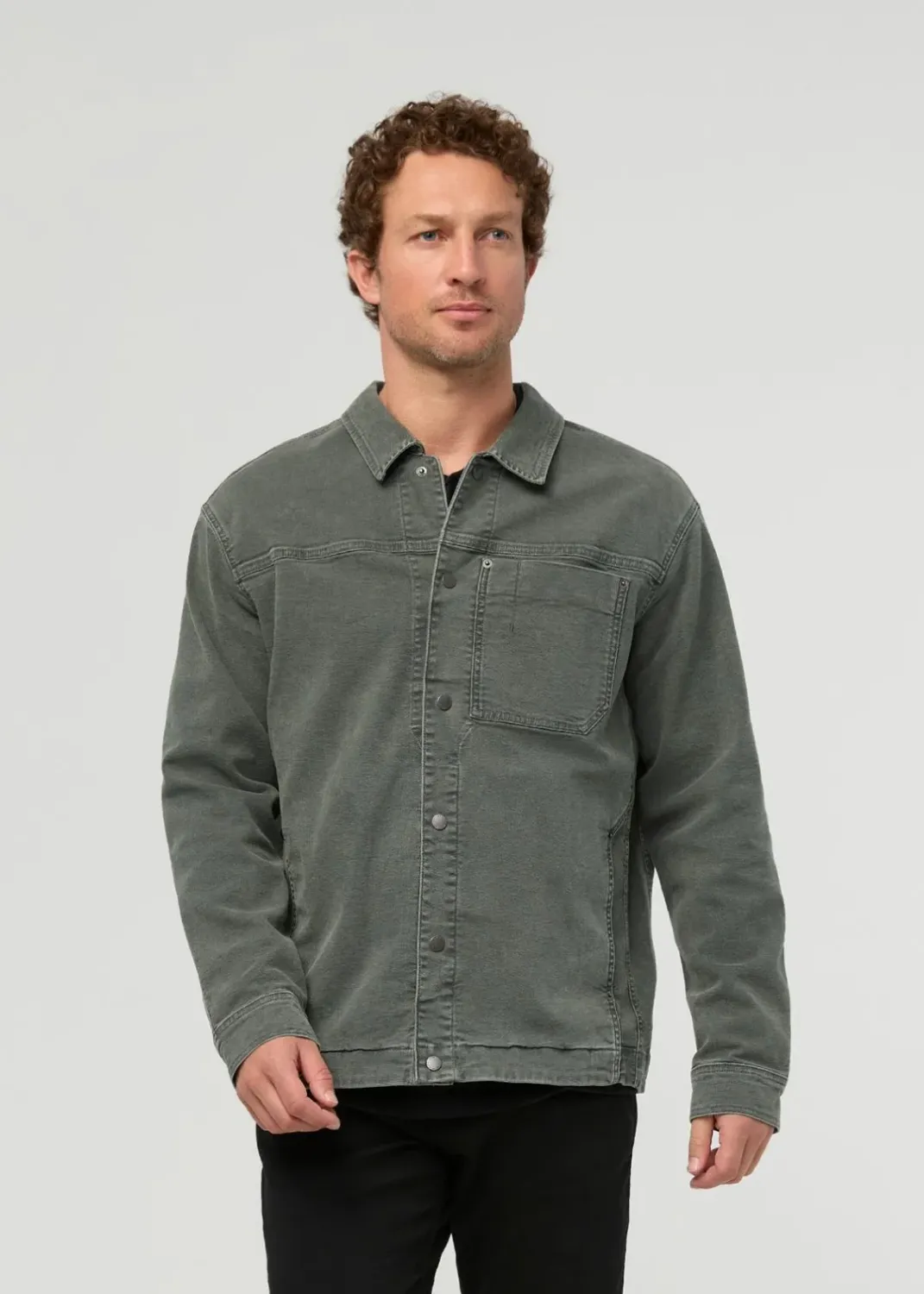 DUER Stretch Canvas Work Jacket Thyme DUER Stretch Canvas Work Jacket Thyme