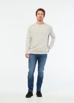 DUER EasyKnit Lite Crew Neck Early Grey