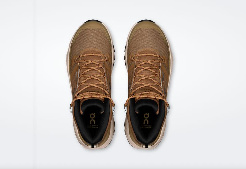 ON Cloudrock Mid Waterproof Women Sphinx/Sand