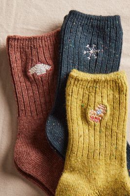 Free People Holiday Heritage Sock Pack Tradition Trio Free People Holiday Heritage Sock Pack Tradition Trio