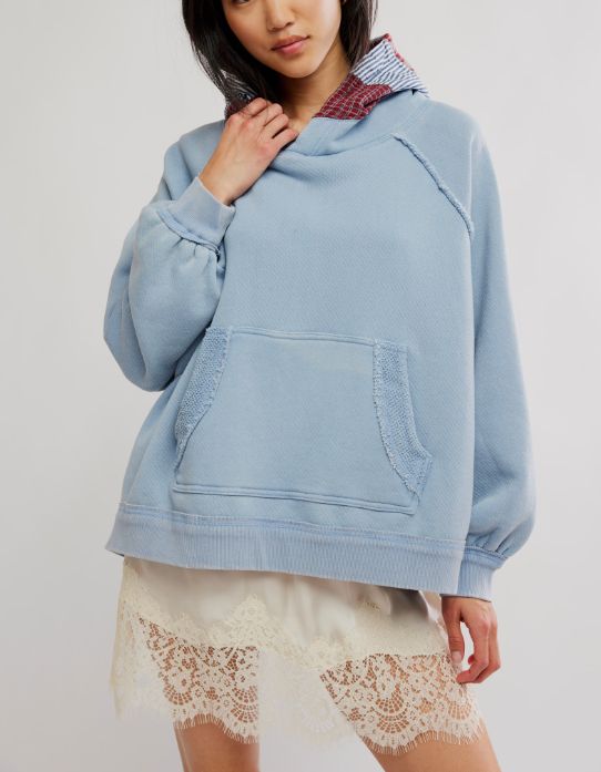 Free People Country Side Hoodie Autumn Sky