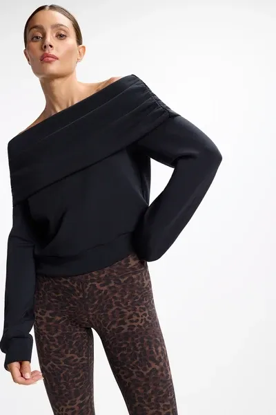 MPG Dreamweave Off The Shoulder Black