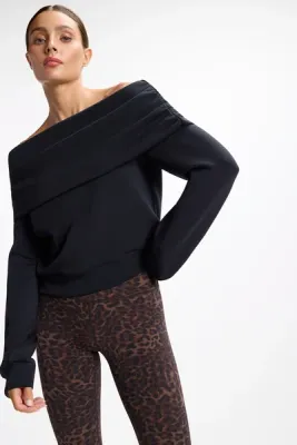 MPG Dreamweave Off The Shoulder Black
