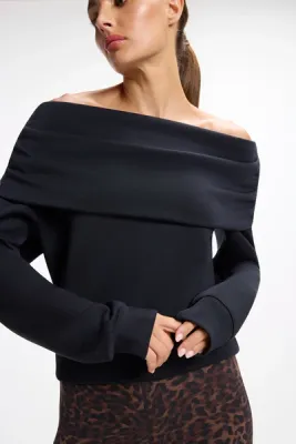 MPG Dreamweave Off The Shoulder Black
