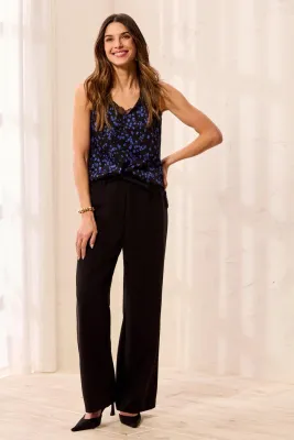 Tribal Black Pull on Pant with Drawcord