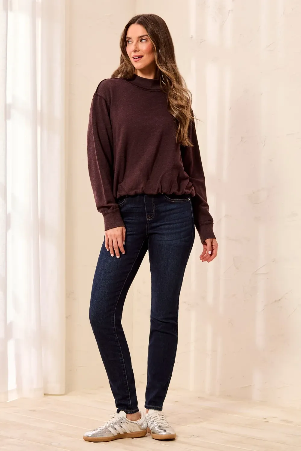 Tribal Garment Dyed Bubble Sweatshirt