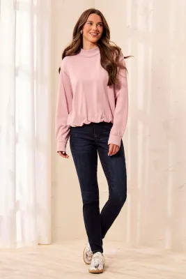 Tribal Garment Dyed Bubble Sweatshirt