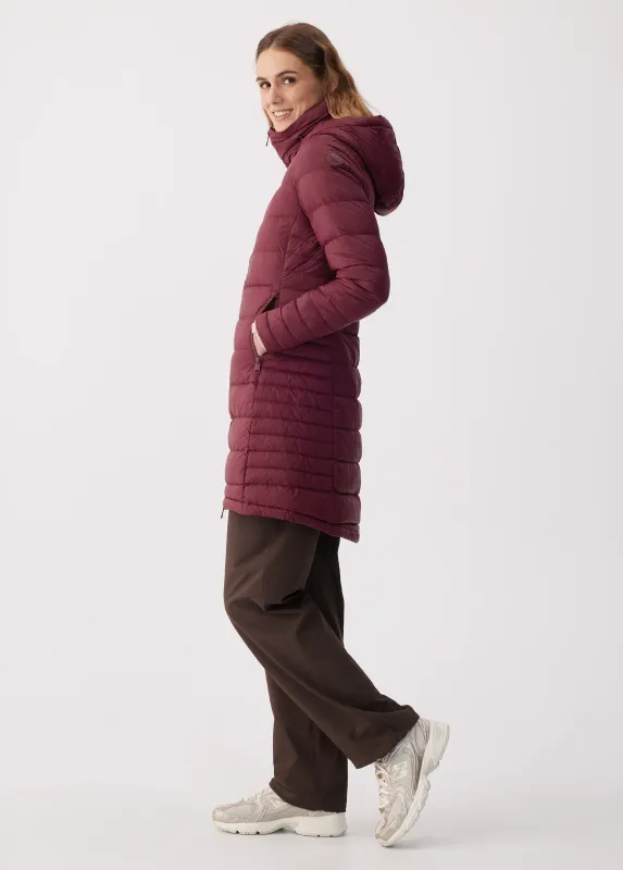 Lole Clara Down Jacket Deep Wine