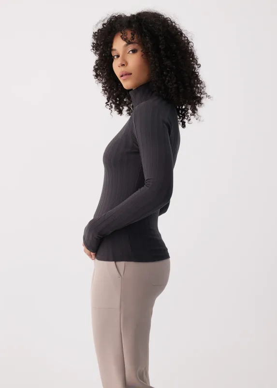 Lole Celeste Turtleneck Black