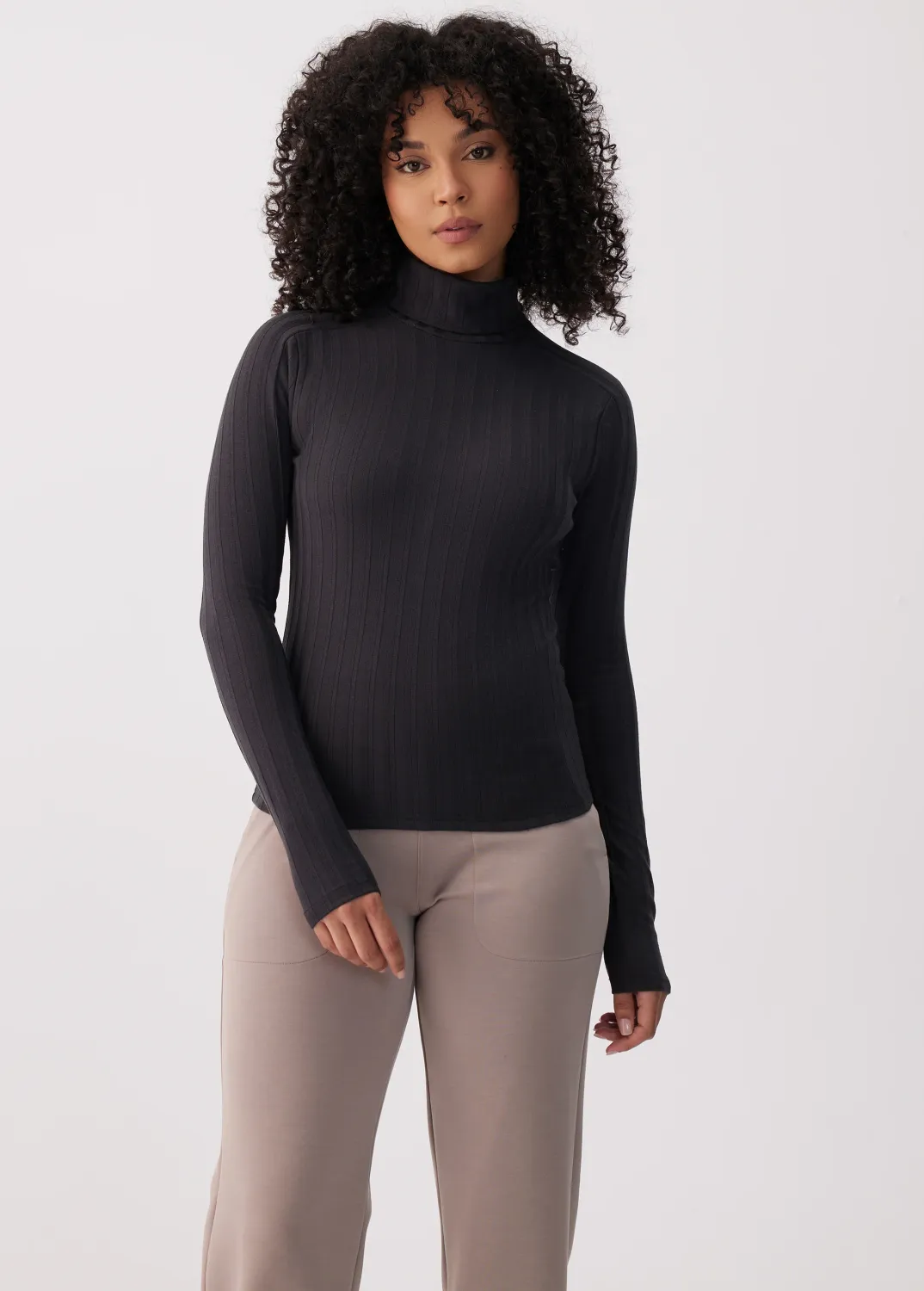 Lole Celeste Turtleneck Black