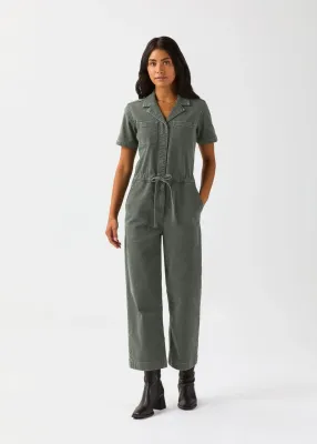 DUER Stretch Canvas Girlfriend Jumpsuit Thyme DUER Stretch Canvas Girlfriend Jumpsuit Thyme