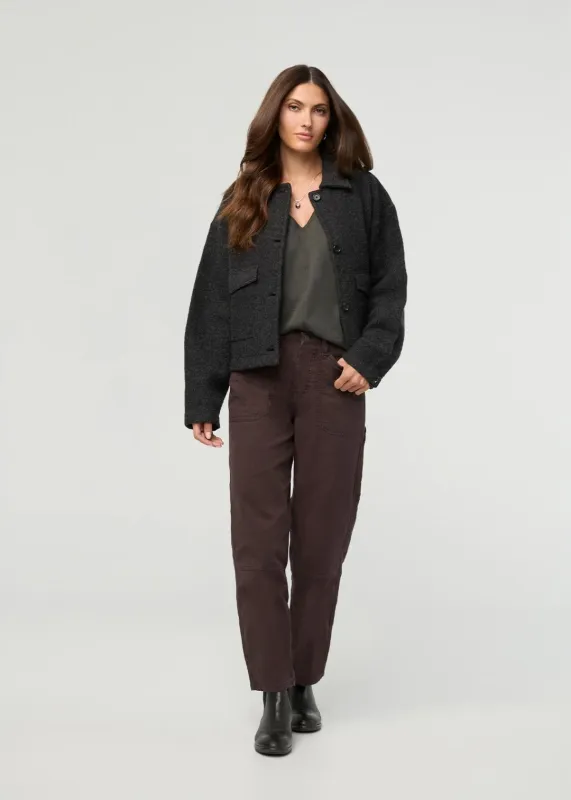 DUER Stretch Canvas Utility Pant Garment Dye Espresso