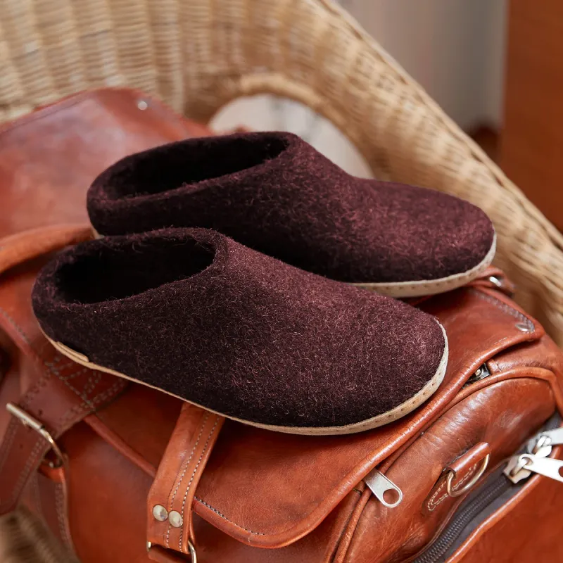 Glerups Slip On Leather Beet