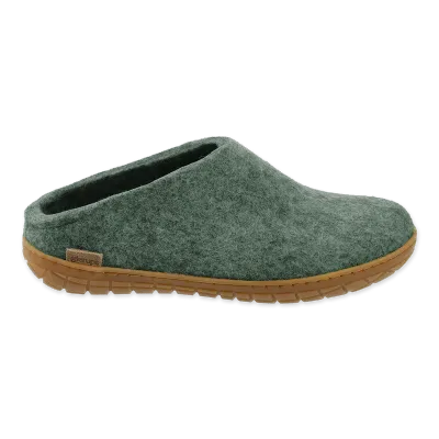 Glerups Slip On Honey Rubber Moss Glerups Slip On Honey Rubber Moss