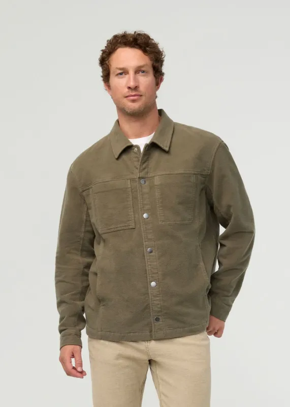 DUER No Sweat Moleskin Jacket Kelp