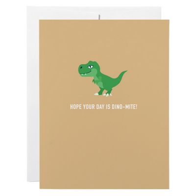 Classy Cards Greeting Card Kids Dino
