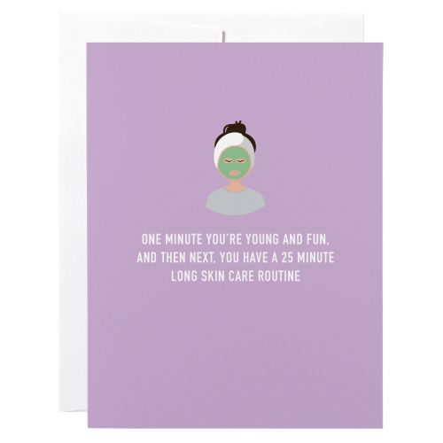 Classy Cards Greeting Card Skincare Routine