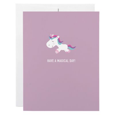 Classy Cards Greeting Card Kids Unicorn