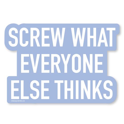 Classy Cards Sticker Screw Thinks Classy Cards Sticker Screw Thinks