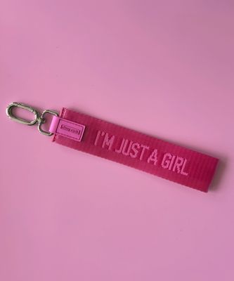 Classy Cards Wristlet Keychain I'm Just A Girl
