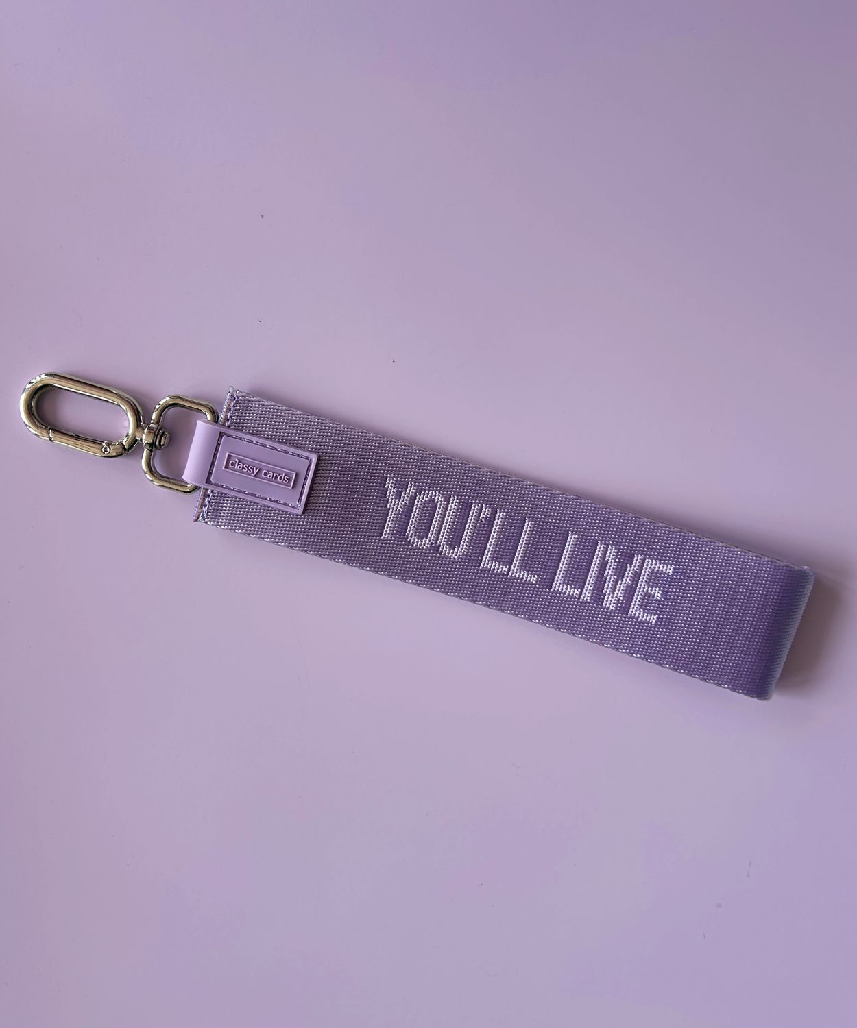 Classy Cards Wristlet Keychain You'll Live Classy Cards Wristlet Keychain You'll Live