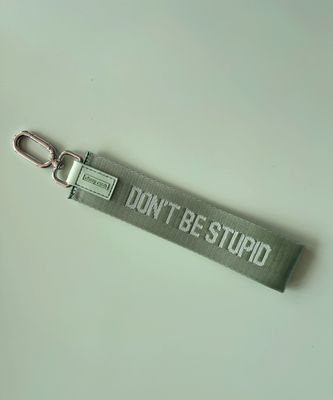 Classy Cards Wristlet Keychain Don't Be Stupid