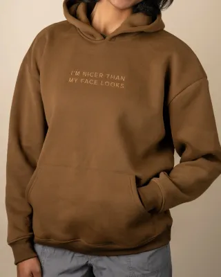 Classy Cards Hoodie Nicer Than My Face