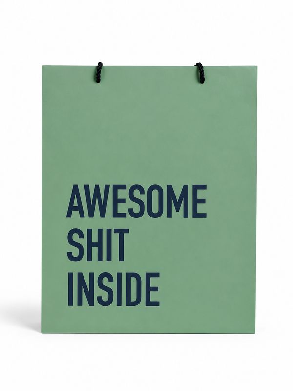 Classy Cards Gift Bag Large Awesome Shit Inside