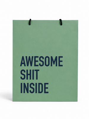 Classy Cards Gift Bag Large Awesome Shit Inside