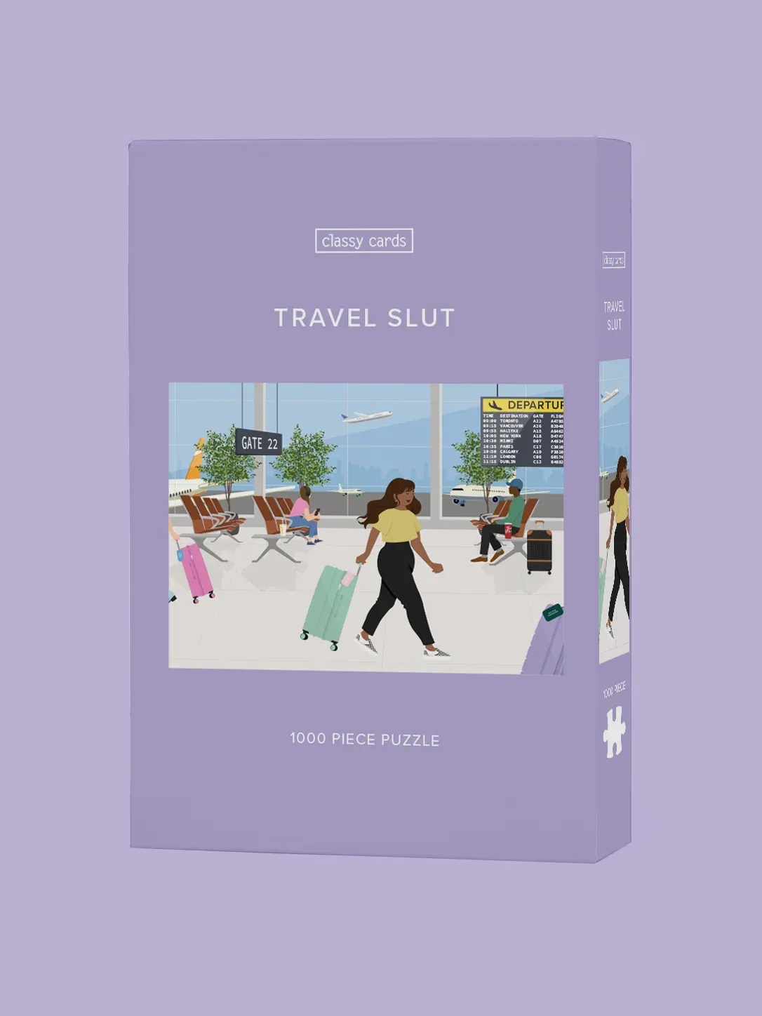 Classy Cards Puzzle Travel Slut