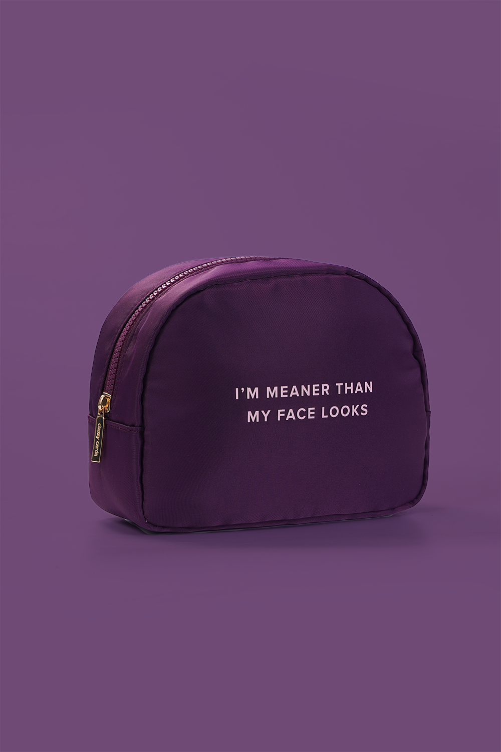 Classy Cards Cosmetic Bag Meaner Than Face