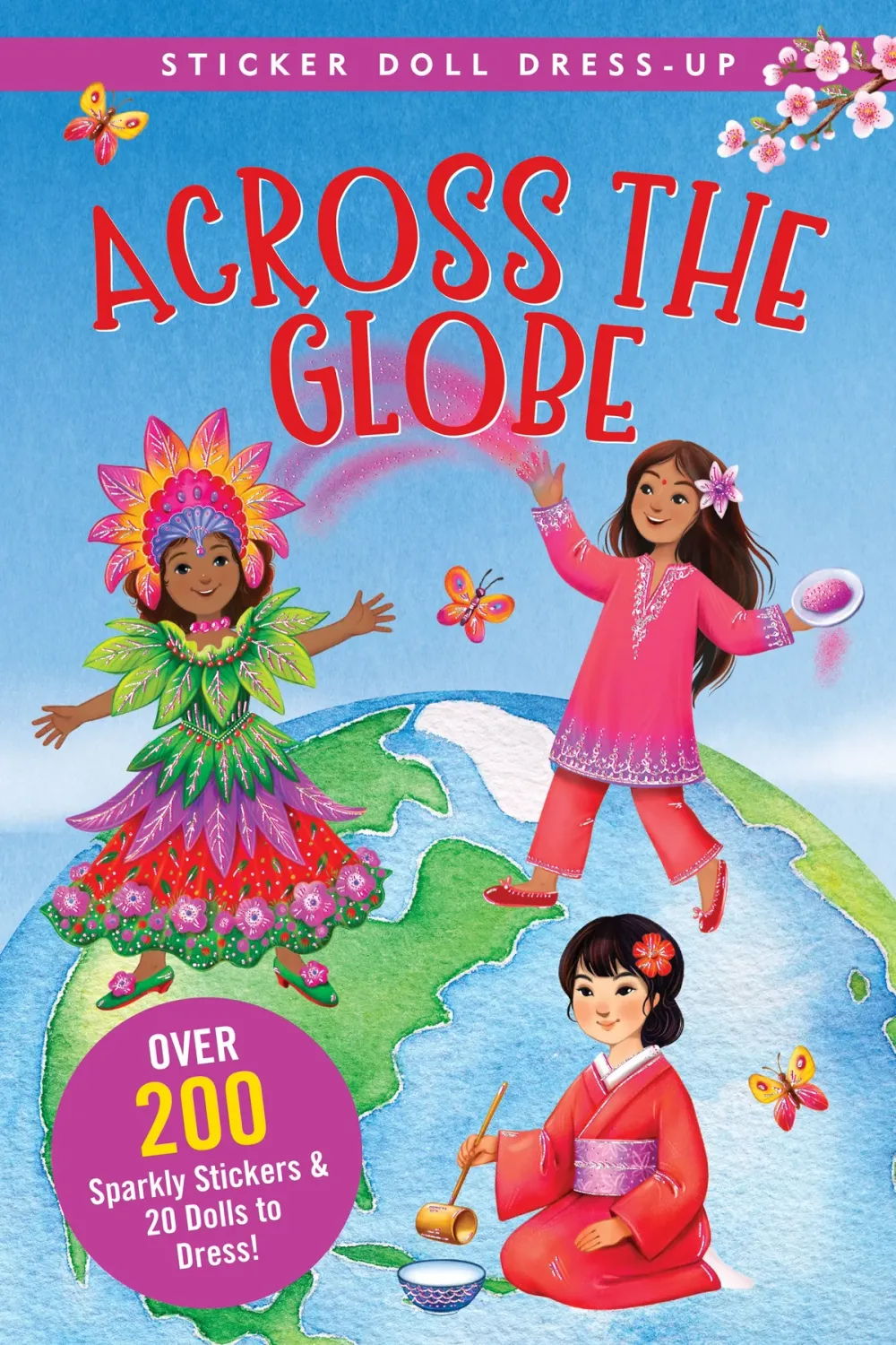 Peter Pauper Sticker Doll Dress Up Book Across The Globe Peter Pauper Sticker Doll Dress Up Book Across The Globe
