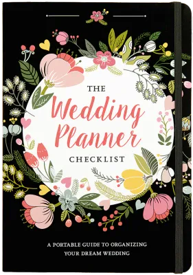 Peter Pauper Wedding Planner Checklist Black Peter Pauper Wedding Planner Checklist Black