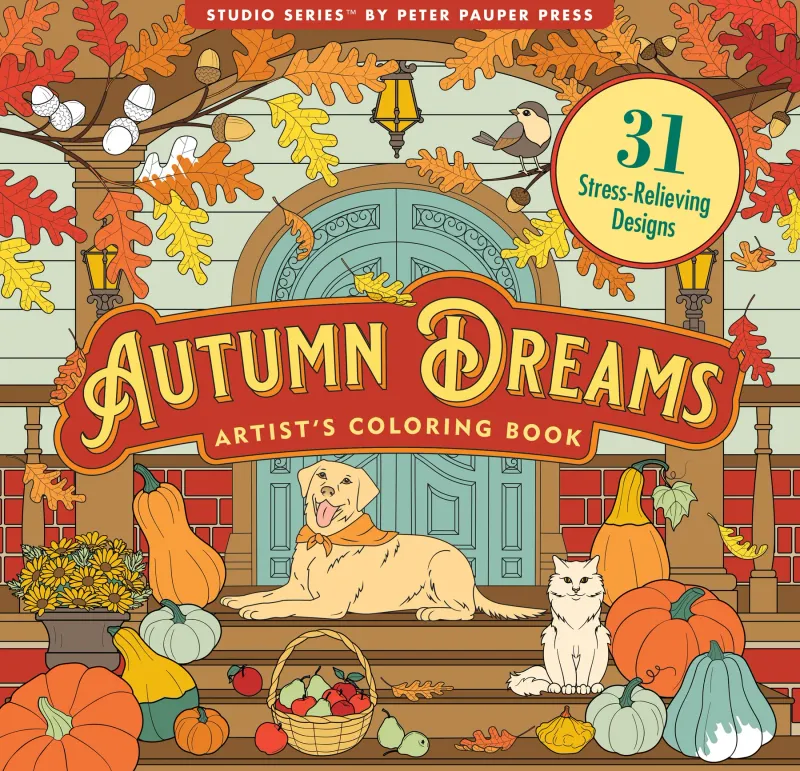 Peter Pauper Coloring Book Autum Dreams Peter Pauper Coloring Book Autum Dreams