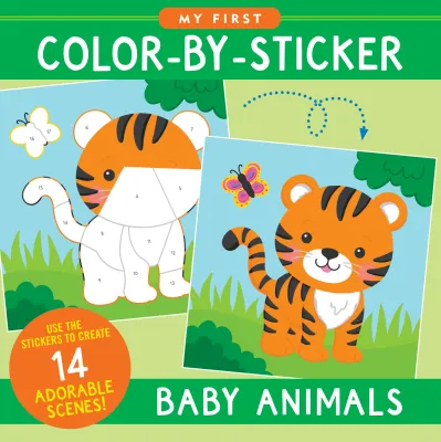 Peter Pauper My First Color by Sticker Baby Animals