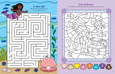Peter Pauper Activity Book Mermaids