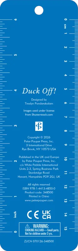 Peter Pauper Bookmark Duck Off, I'm Reading