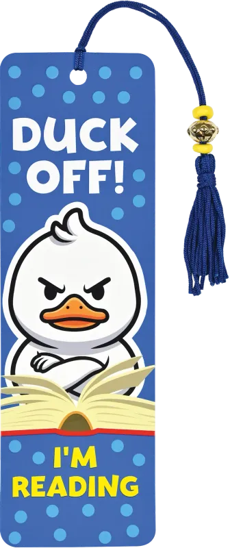 Peter Pauper Bookmark Duck Off, I'm Reading Peter Pauper Bookmark Duck Off, I'm Reading