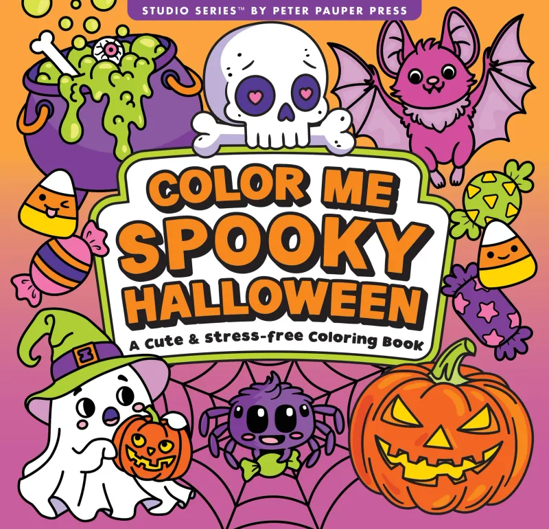 Peter Pauper Coloring Book Color Me Spooky Halloween Peter Pauper Coloring Book Color Me Spooky Halloween