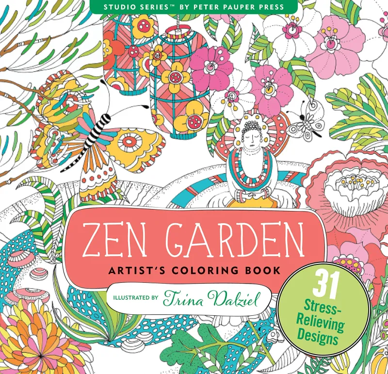Peter Pauper Coloring Book Zen Garden Peter Pauper Coloring Book Zen Garden