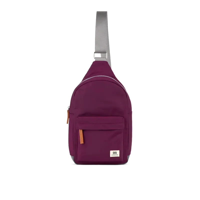 ORI London Willesden Sling Bag Royal Burgundy
