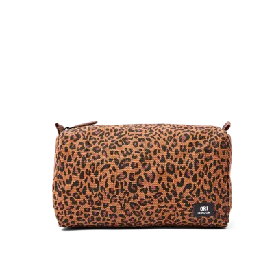 ORI London Maygrove Wash Bag Mini Leopard ORI London Maygrove Wash Bag Mini Leopard