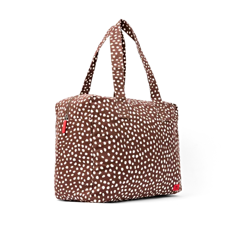 ORI London Sloane Shoulder Bag Brown Spot