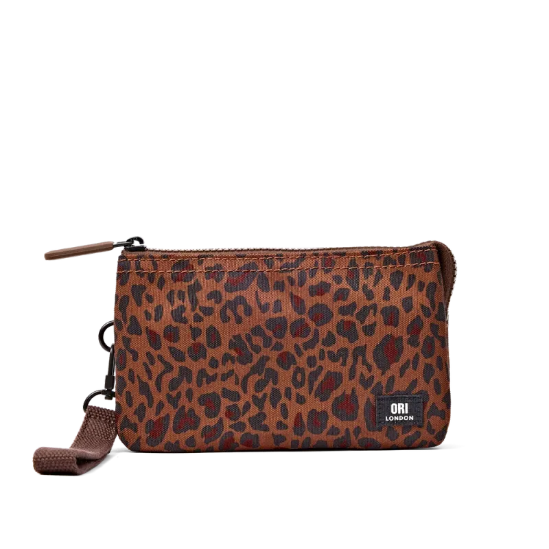 ORI London Carnaby Wallet Medium Mini Leopard