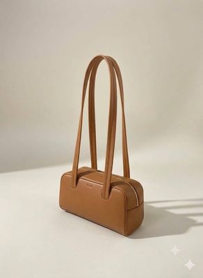 RISA Lilie Bowler Bag Tan Leather
