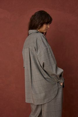 Fransa FRKalina Shirt Driftwood Plaid