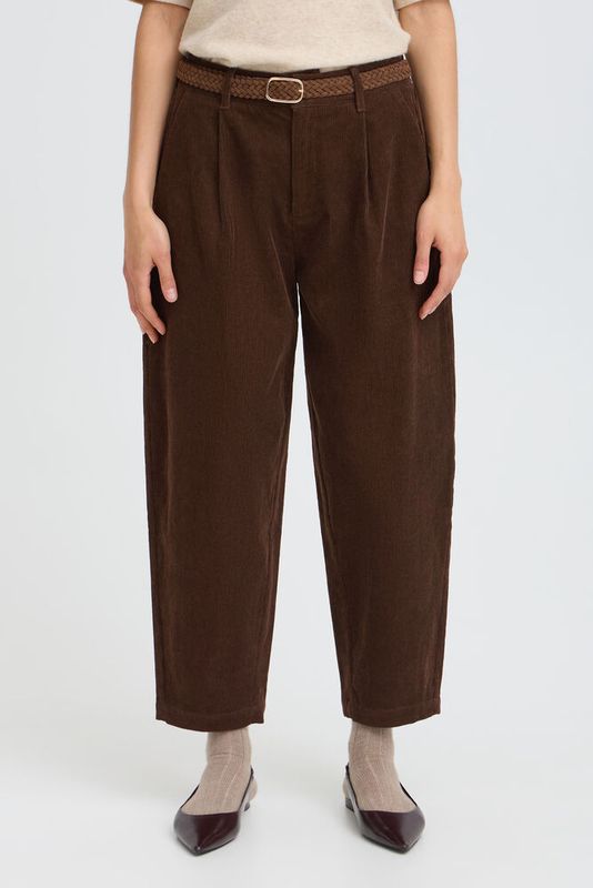 Fransa FRCalana Pant Hot Fudge Cord