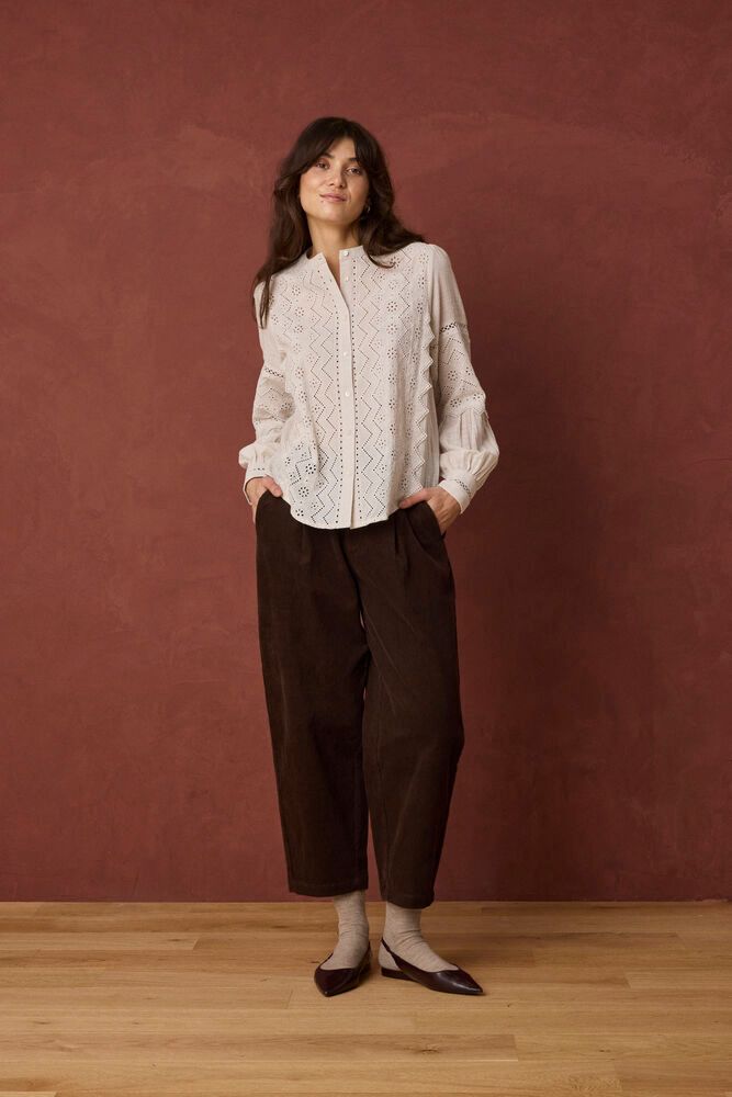 Fransa FRCalana Pant Hot Fudge Cord Fransa FRCalana Pant Hot Fudge Cord