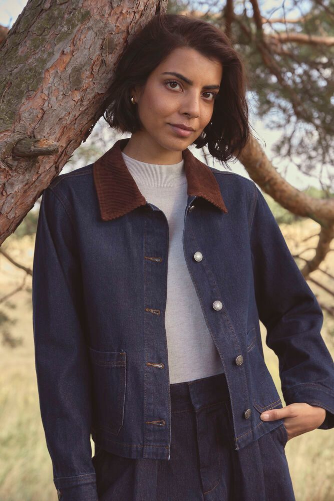 Fransa FRLeslie Jacket Dark Blue Denim Fransa FRLeslie Jacket Dark Blue Denim