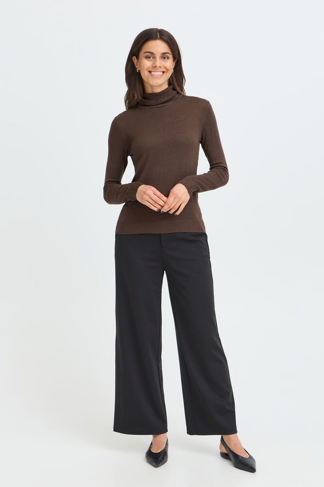 Fransa FRMary Turtleneck Hot Fudge